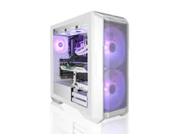 AVGPC FrostFire Creator Gaming PC AMD Ryzen 7 9800X3D, NVIDIA GeForce RTX 5080, 2TB nVME, 64GB RAM DDR5, 360mm Liquid Cooling, Win 11 Pro, White