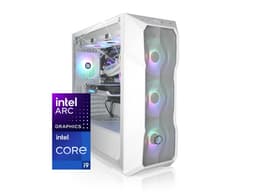 AVGPC Blizzard Gaming PC - Intel Core i9 11900KF, Intel Arc B580 GPU, 32GB DDR4, 1TB NVME M.2 SSD, 360mm Liquid Cooler, ARGB Fans, Wifi/AC, TD500...