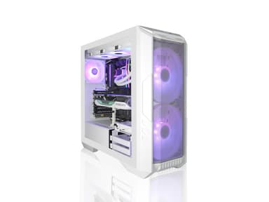 AVGPC FrostFire Creator Gaming PC AMD Ryzen 9 9900X3D, NVIDIA GeForce RTX 5090, 2+2 TB nVME, 64GB RAM DDR5, 360mm Liquid Cooling, Win 11 Pro, White...