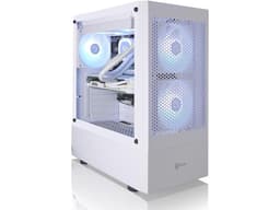 AVGPC Max Gaming PC - AMD RYZEN 5 5600X 6-Core, Nvidia GeForce RTX 5060 8G VRAM, 16GB RAM, 1TB M.2 NVMe SSD, AIO Heat-pipes Cooler Windows 11 White