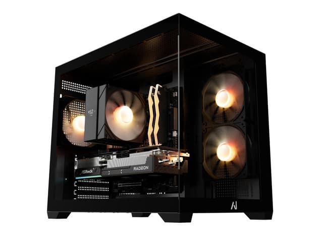 Andromeda Insights AMD Spectra Gaming PC - RX 9070 XT 16GB Ryzen 5 9600X (5.4 GHz Turbo Boost) 16GB DDR5 6000MHz 1TB Gen4 SSD 850W Gold ...