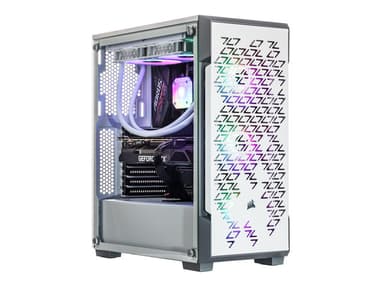 Velztorm White Ferrux II Custom Built Gaming Desktop PC (Intel i9-12900K, GeForce RTX 5060, 32GB DDR4, 2TB PCIe SSD, RGB Fans, 240mm AIO, 750W PSU,...