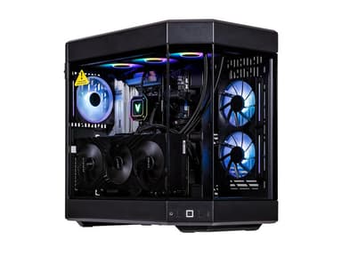 Velztorm Black Praetix 3D Gaming Desktop PC (AMD Ryzen 7 9800X3D, GeForce RTX 5070 Ti, 32GB DDR5, 2TB PCIe SSD, RGB Fans, 360mm AIO, 1000W PSU,...