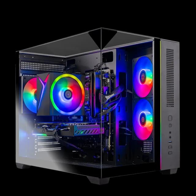 Crystal Gaming PC - AMD R7 5700, Nvidia RTX 3050 12GB, 16GB RAM, 1 TB NVMe