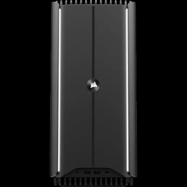 CORSAIR ONE a600 PC – Metal Dark: Liquid Cooled AMD Ryzen 7 9800X3D, GeForce RTX 5080, 32GB DDR5, 2TB M.2 SSD, Win11 Home