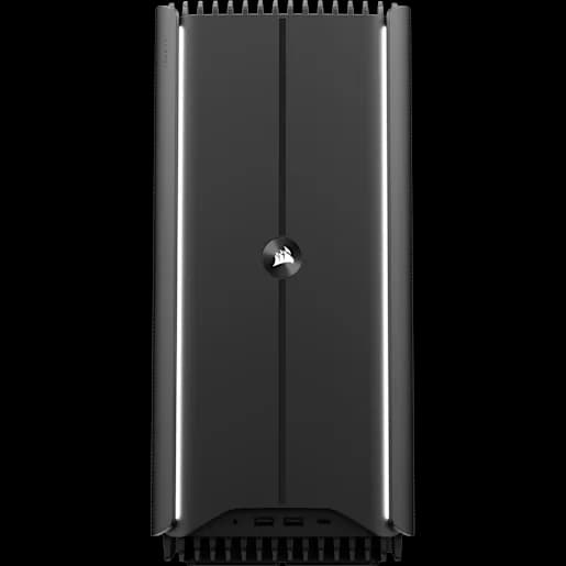 CORSAIR ONE a600 PC – Metal Dark: Liquid Cooled AMD Ryzen 9 9900X3D, GeForce RTX 5080, 32GB DDR5, 2TB M.2 SSD, Win11 Pro