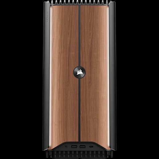 CORSAIR ONE i600 PC – Wood Dark: Intel Core Ultra 7 270K, GeForce RTX 5070, 32GB DDR5, 1TB M.2 SSD, Win11 Home