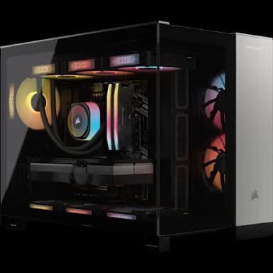 CORSAIR VENGEANCE a5100 Gaming PC: AMD Ryzen 7 9800X3D, GeForce RTX 5070 Ti, 32GB DDR5, 2TB M.2 SSD, Win11 Home