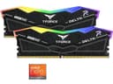 Team T-Force Delta RGB 32GB (2 x 16GB) 288-Pin PC RAM DDR5 6000 (PC5 48000) Desktop Memory Model FF3D532G6000HC38ADC01