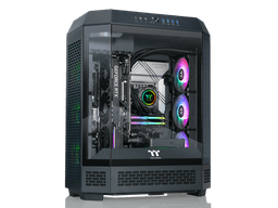 Thermaltake Reactor 9080 Gaming Desktop (AMD Ryzen 9 9900X3D, ToughRam 32GB DDR5 6400MT/s RGB Memory, NVIDIA GeForce RTX 5080, 2TB NVMe M.2, Wifi,...