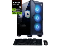 MSI Codex Z2 B8NVL-694US Gaming Desktop PC, AMD Ryzen 5 8400F 6-Core, GeForce RTX 5060 8GB GDDR7, 16GB DDR5, 1TB NVMe Gen4 SSD, Wi-Fi 6E, Windows...