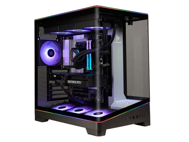 STORMCRAFT Gaming PC VALKYRIE AMD Ryzen 7 9800X3D NVIDIA GeForce RTX 5080 2TB SSD 32GB DDR5 6000MHz RGB 360mm AIO 850W PSU Windows 11 Home -...