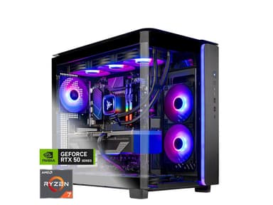 Skytech Gaming King 95 Gaming PC, AMD Ryzen 7 9850X3D 4.7GHz, NVIDIA RTX 5080 16GB VRAM, 2TB Gen4 NVMe SSD, 32GB DDR5 RAM 6000, 850W GOLD ATX 3...