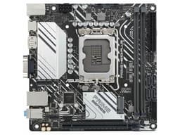 Asus Prime H610I-PLUS-CSM Desktop Motherboard - Intel H610 Chipset - Socket LGA-1700 - Mini ITX - Pentium Gold, Celeron, Core Processor Supported -...