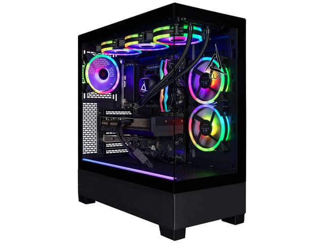 CLX SET Gaming Desktop - AMD Ryzen 7 9800X3D 4.7GHz 8-Core Processor, 32GB DDR5 Memory, GeForce RTX 5080 16GB GDDR7 Graphics, 2TB NVMe M.2 SSD,...