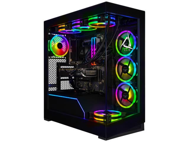 CLX Horus Gaming Desktop - AMD Ryzen 9 9950X 4.3GHz 16-Core Processor, 96GB DDR5 Memory, RTX 5090 32GB GDDR7 Graphics, 2TB NVMe M.2 SSD, 8TB HDD,...