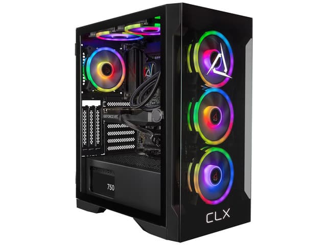 CLX SET Gaming Desktop - Intel Core i9 14900KF 3.2GHz 24-Core Processor, 32GB DDR5 Memory, GeForce RTX 5060 Ti 16GB GDDR7 Graphics, 2TB NVMe M.2...