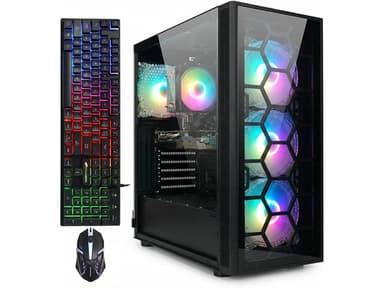 STGAubron Gaming PC Desktop Computer, 8th Gen Intel Core i7 up to 3.9G, GeForce RTX 3070 8G, 32GB RAM, 1TB SSD, WiFi 6 & BT 5.0, RGB Fan x 4,...