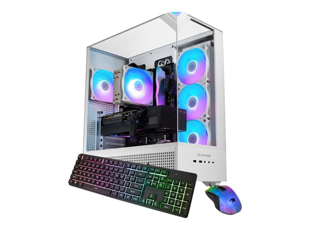 iBUYPOWER Element Gaming PC Desktop Computer AMD Ryzen 7 8700F CPU, NVIDIA GeForce RTX 5060 8GB GPU, 16GB DDR5 RGB RAM, 1TB NVMe SSD, Windows 11...