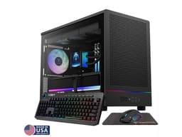 Gigatech Gaming Nova 7 SFF Gaming PC Desktop - Core Ultra 7 265K, RTX 5080, 32GB DDR5, 2TB SSD, RGB, Windows 11, Wi-Fi