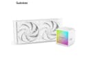 Sudokoo NEXAURA 240 White Liquid CPU Cooler: 240mm AIO CPU Cooler with PWM Pump & ARGB Pump Head - Water Cooling with FDB Fans for Intel LGA...