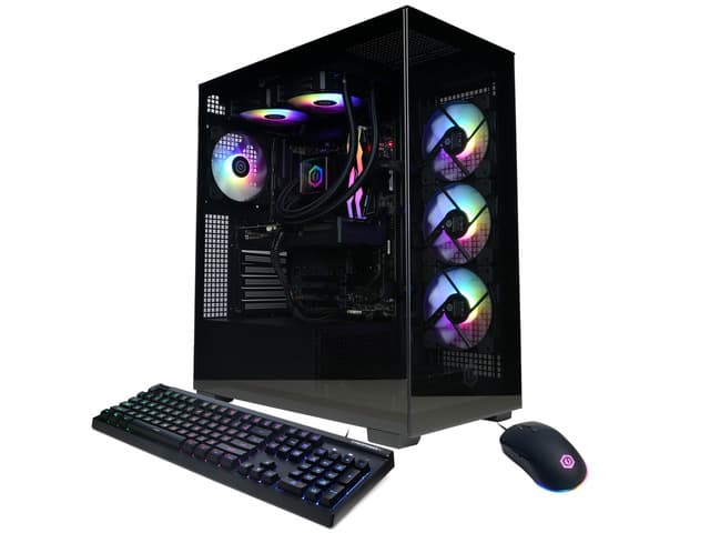 CyberPowerPC PC Gamer Supreme SLC11160CPG w AMD Ryzen 7 9700X 3.8GHz, 32GB DDR5, AMD Radeon RX 9070 XT 16GB, 2TB PCIe 4.0 NVMe SSD, WiFiBT, RGB...