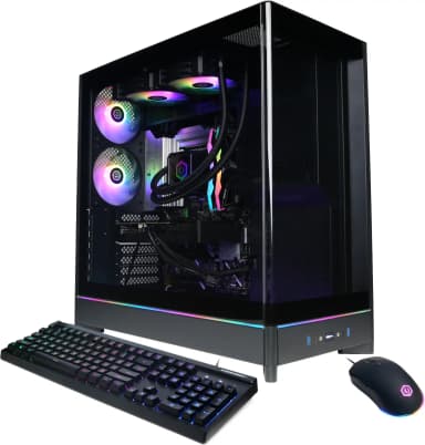 CyberPowerPC - Gaming Desktop - Intel Core Ultra 9 285 2025 - AMD Radeon RX 9070 XT 16GB - 32GB DDR5 Memory - 2TB SSD Storage - Black