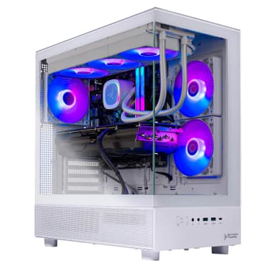 Skytech Gaming - Skytech AZURE3 - AMD Ryzen 7 7800X3D, 5080, 32GB 6000 MHz DDR5 RAM, 850W GOLD A3 PSU - White