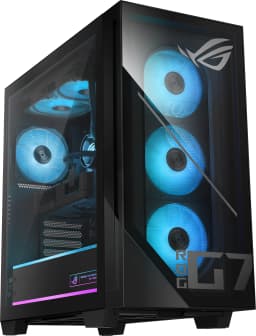 ASUS - ROG GM700 Gaming Desktop - AMD Ryzen 7 9800X3D (2024) - 32GB Memory - NVIDIA GeForce RTX 5070Ti - 2TB Storage - Black
