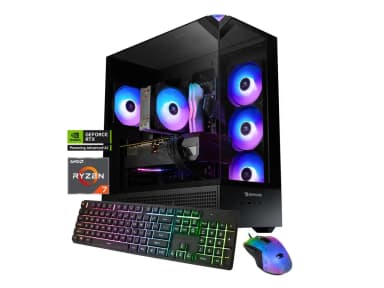 iBUYPOWER - Element Gaming PC Desktop - AMD Ryzen 7 8700F, NVIDIA GeForce RTX 5060 8GB, 32GB DDR5 RGB RAM, 1TB NVMe SSD
