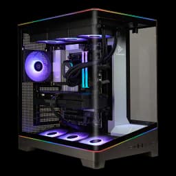 STORMCRAFT - Gaming PC VALKYRIE AMD Ryzen 7 9800X3D AMD Radeon RX9070 XT 32GB DDR5 6000Mhz RGB 2TB SSD 360mm AIO VA980XDCC-97BB1 - Black
