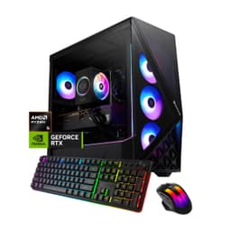 iBUYPOWER - Slate Gaming Desktop PC - AMD Ryzen 5 8400F 2024 NVIDIA GeForce RTX 5060 8GB 16GB DDR5 1TB NVMe SSD Storage - Black