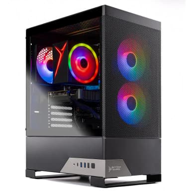Skytech Gaming - Skytech NEBULA2 - AMD Ryzen 5 5500, 5060 Ti 8G, 16GB 3200 MHz DDR4 SDRAM, 650W GOLD PSU - Black