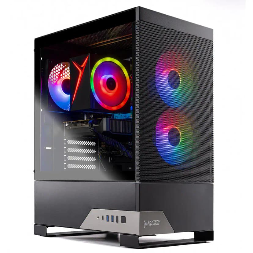 Skytech Gaming - Skytech NEBULA2 - Intel Core i5 14400F, 5050 8GB, 16GB 6000 MHz DDR5 RAM, 650W GOLD PSU - Black