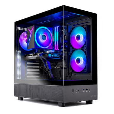 Skytech Gaming - Skytech AZURE3 - AMD Ryzen 7 7700, 9070XT, 32GB 6000 MHz DDR5 RAM, 850W GOLD A3 PSU - Black
