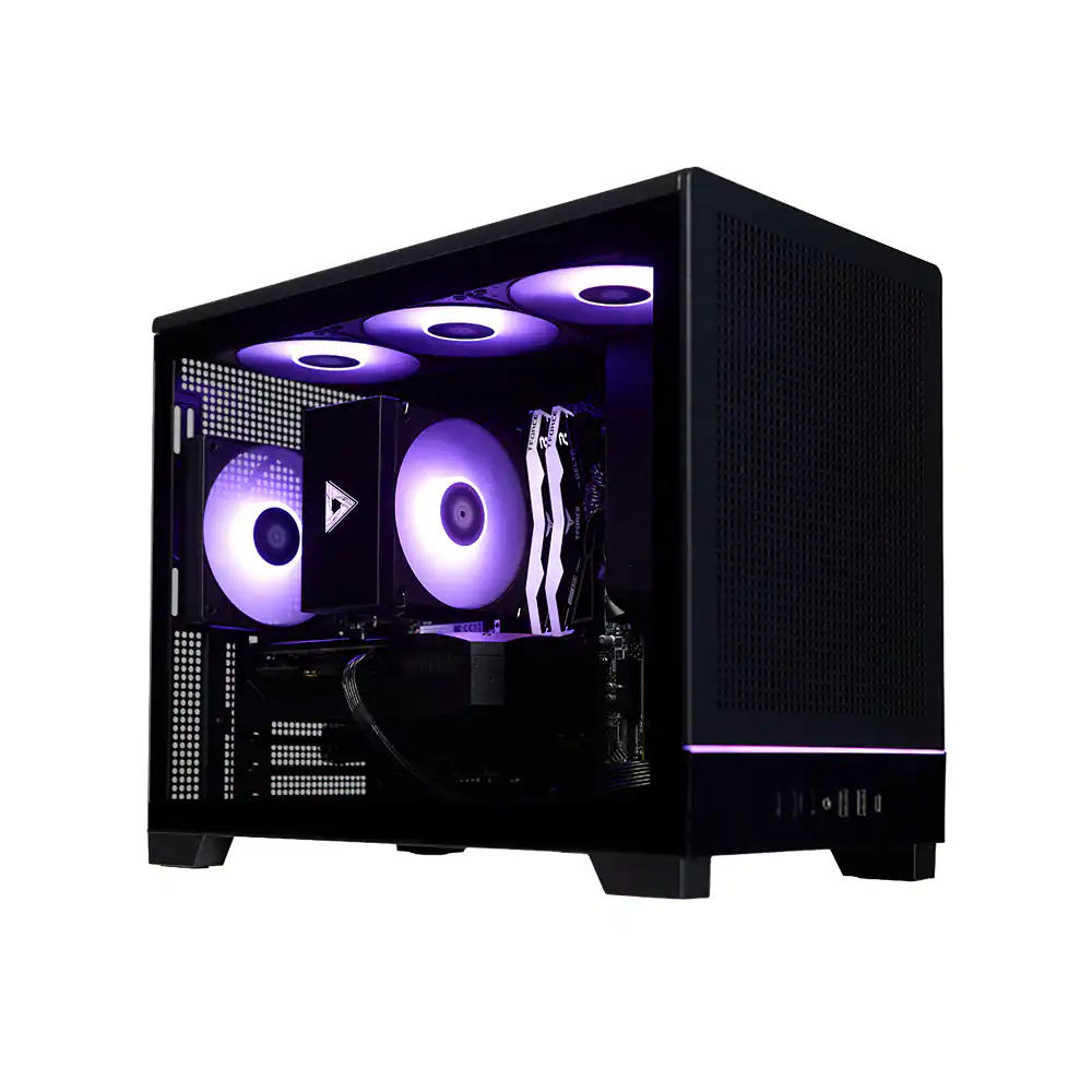 STORMCRAFT - Gaming PC VIPER INTEL Core i7 14700F NVIDIA RTX 5060 TI 16GB 2TB SSD 32GB DDR5 6000MHz RGB -Windows 11 Home - Black