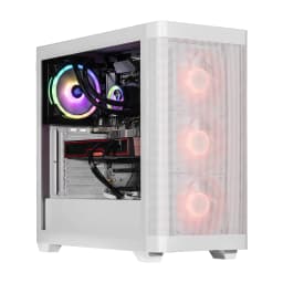 Velztorm - Pilum Desktop PC (Ryzen 7 5700X, 16GB, 1TB SSD, Radeon RX 9070 XT, WiFi 5, Bluetooth 5.0, Win 11 Home) - White