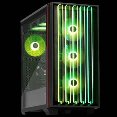 YEYIAN - Gaming PC. Intel Core Ultra 7 265KF, Nvidia RTX 5080, 2TB NVMe, 32GB DDR5 , 850W Gold. Model YPI-MS265YC-5801B - Black