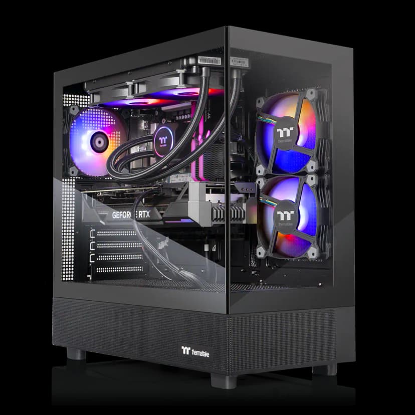 Thermaltake - LCGS View u2670-270 Gaming Desktop Intel Core Ultra 7 265KF 2025, 32GB Memory, NVIDIA GeForce RTX 5070, 1TB SSD NVMe M.2 - Black