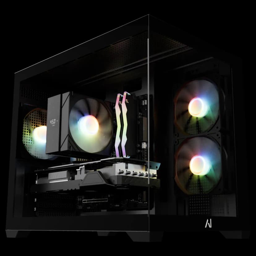 Andromeda Insights - AI Gaming PC Spectra| NVIDIA GeForce RTX 5060 Ti 8GB | Intel Core Ultra 5 245KF 5.2 GHz Turbo | 16GB DDR5 | 1TB Gen4 SSD - Black
