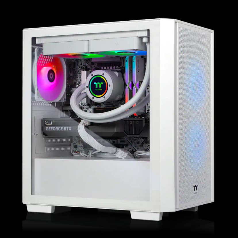 Thermaltake - LCGS Versa u2660TS Gaming Dsktp Intel Core Ultra 7 265KF, 32GB Memory, NVIDIA GeForce RTX 5060 Ti 8G, 2TB SSD NVMe M.2 - White