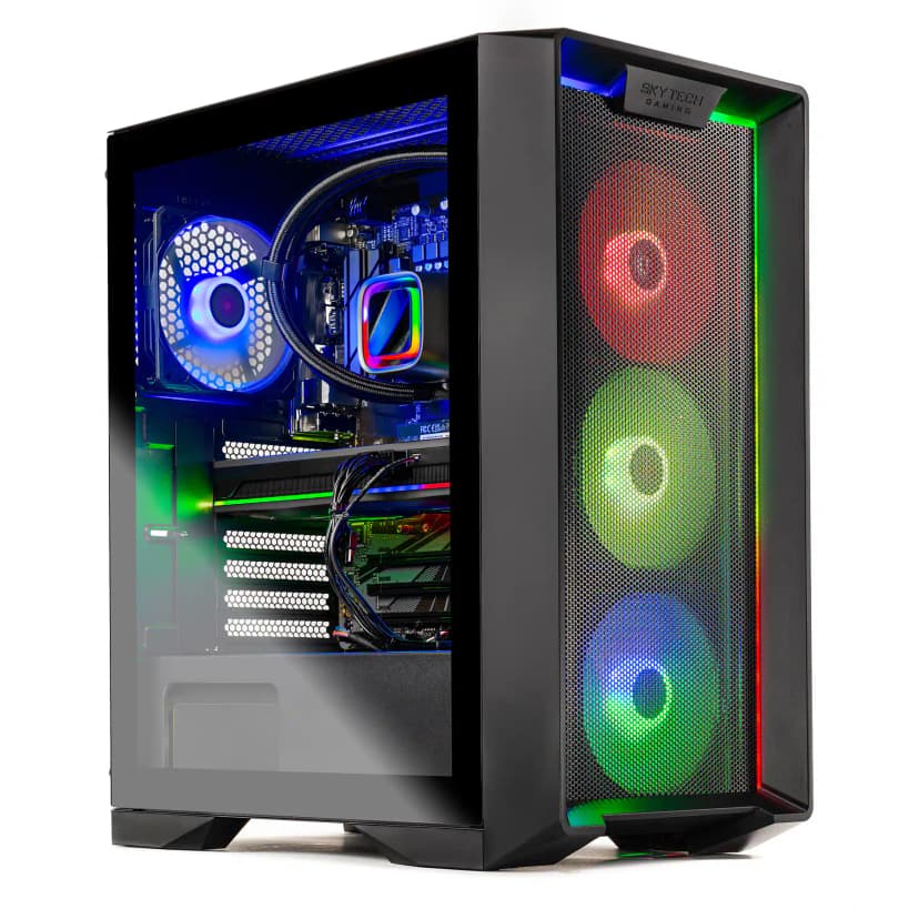 Skytech Gaming - Skytech NEBULA - AMD Ryzen 7 7700X, 5060 Ti 8G, 16GB 6000 MHz DDR5 RAM, 650W GOLD PSU - Black