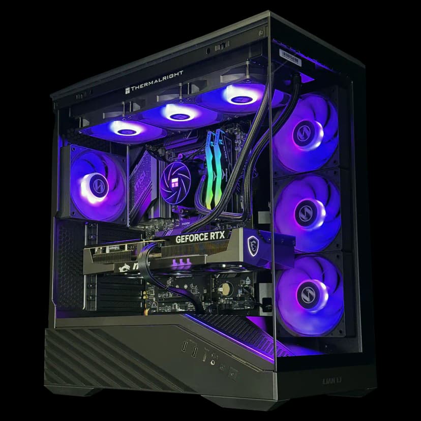 Andromeda Insights - Elite 50 Vector Gaming PC RTX 5070 Ti 16GB | Ryzen 7 9800X3D 4.7 GHz (5.2 GHz Turbo) | 32GB DDR5 6000MHz | 2TB Gen4 SSD - Black