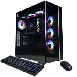 CyberPowerPC - Gaming Desktop - AMD Ryzen 9 9900X3D 2025 - NVIDIA GeForce RTX 5070 12GB - 32GB DDR5 Memory - 2TB SSD Storage - Black