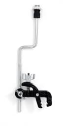 Gibraltar Hardware - Jaw Mount Microphone Holder, Single Ratchet Mic Arm with Shock Mount Attaches to Drum Hoop or Guitar Amp Chassis
