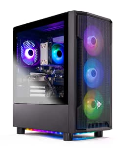 Skytech Gaming - Skytech SHADOW4 - AMD Ryzen 7 5700, 5060 Ti 8G, 32GB 3200 MHz DDR4 SDRAM, 650W GOLD PSU - Black
