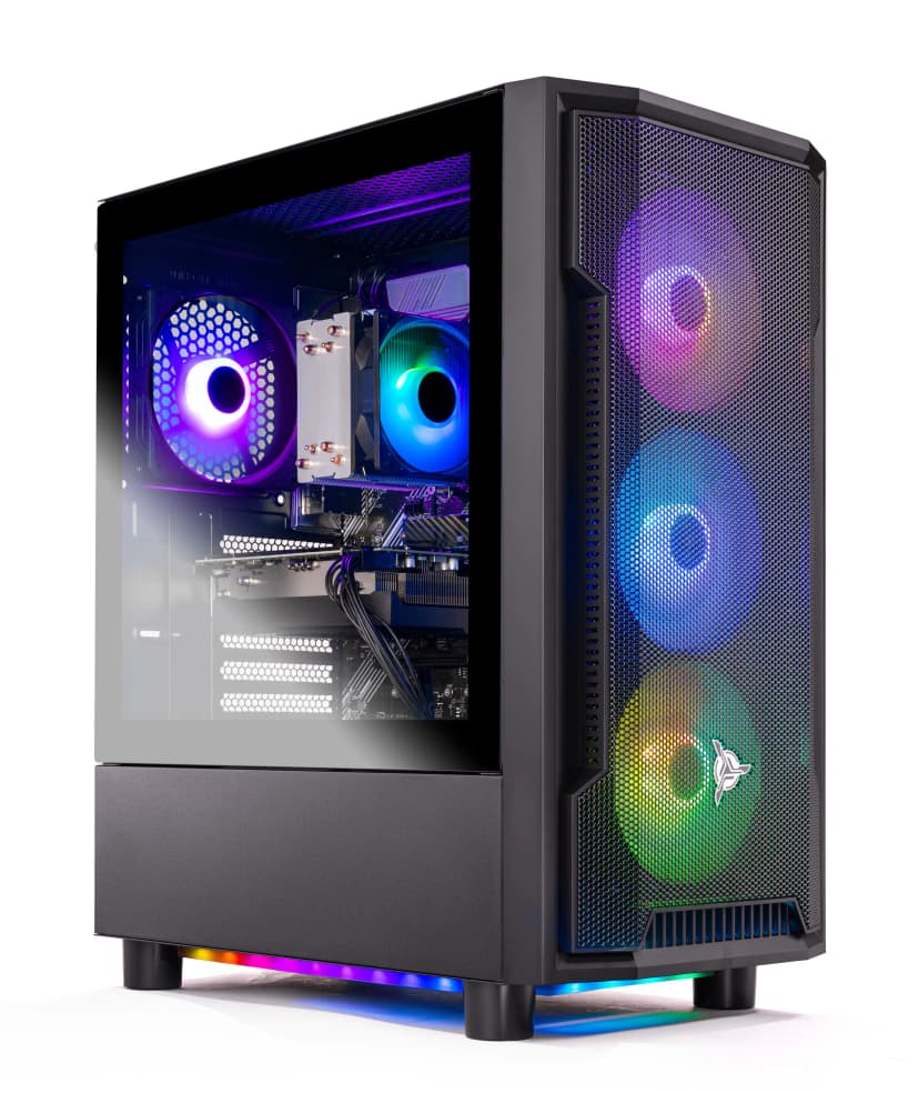 Skytech Gaming - Skytech SHADOW4 - AMD Ryzen 7 5700, 5060 Ti 8G, 32GB 3200 MHz DDR4 SDRAM, 650W GOLD PSU - Black