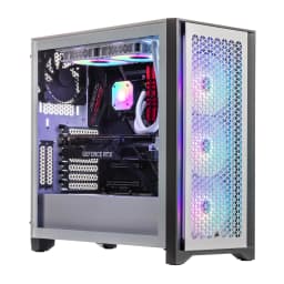 Velztorm - Argentux Custom Gaming Desktop PC (i7-11700K, 32GB, 2TB SSD, GeForce RTX 5060, Bluetooth 5.1, Win 11 Pro) - White