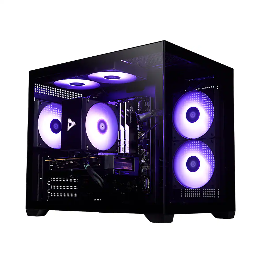 STORMCRAFT - Gaming PC SIRIUS AMD Ryzen 7 7700 Radeon RX 9060 XT 16GB 1TB SSD 32GB DDR5 6000MHz RGB Windows 11 Home
