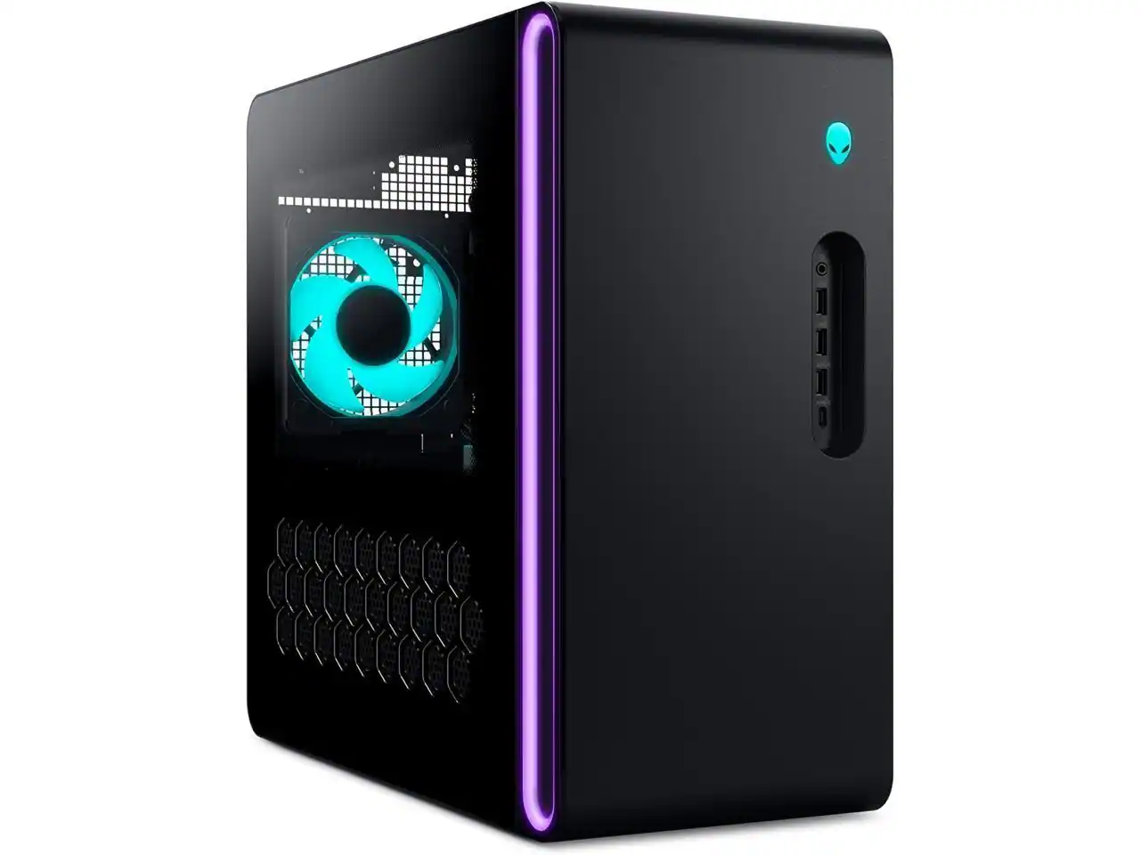 Dell - Alienware Aurora ACT1250 - Intel Ultra 7 265F, 32GB DDR5, 1TB SSD, RTX 5070, 1000W PSU, Win 11, Clear Panel - Black